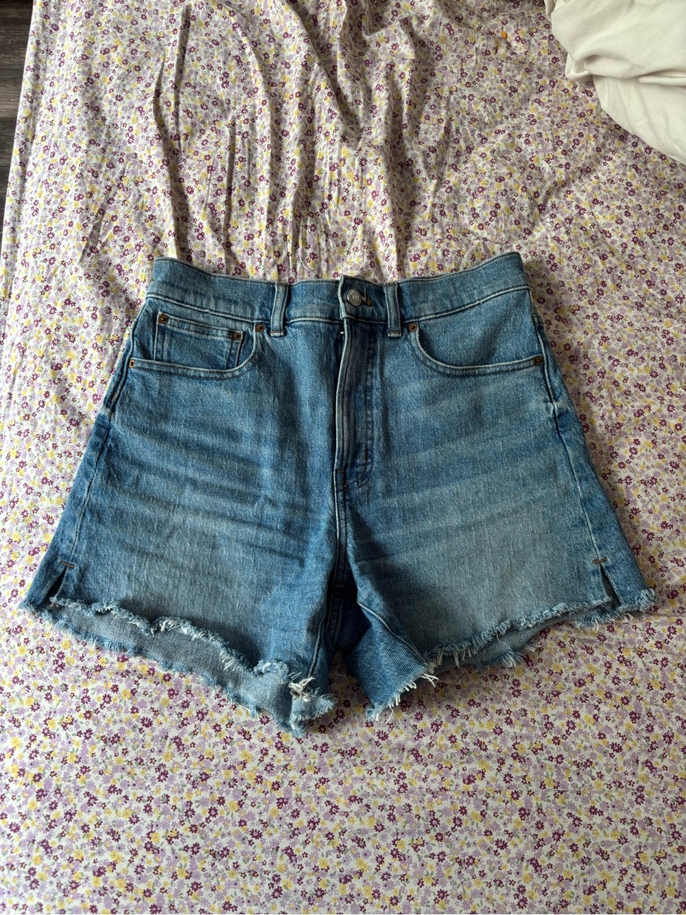 Madewell the perfect vintage mid length shorts